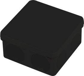 Распаячная коробка ЭРА KOR-80-80-40-9g-2MP-B двухкомпонентная HF стойкая к УФ 80х80х40мм черная прямой монтаж IP67 Б0062822