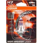 64210NLбл, Лампа 12V H7 55W PX26d +150% 3750K блистер (1шт.) Night Breaker Laser ...