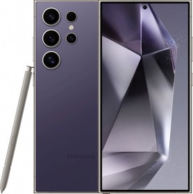 Фото 1/10 Смартфон Samsung SM-S928B Galaxy S24 Ultra 5G 256Gb 12Gb фиолетовый титан моноблок 3G 4G 2Sim 6.8" 1440x3120 Android 14 200Mpix 802.11 a/b/g