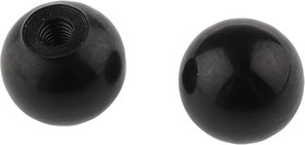 Фото 1/2 Black Ball Clamping Knob, M4, Threaded Hole