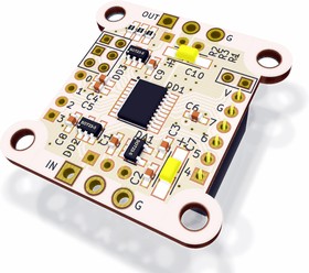 VU-meter Stereo 2 x 32, 64 RGB LED scale for VU-meter, ChipDipDac | купить в розницу и оптом