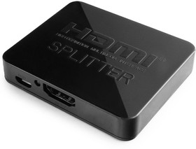Фото 1/7 Разветвитель HDMI Cablexpert DSP-2PH4-03, HD19F/2x19F, 1 компьютер =  2 монитора, Full-HD, 3D, 1.4v