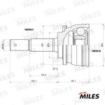 ШРУС наружный NISSAN PRIMERA P10 1.8-2.0 85-96 (GKN 302015) GA20325