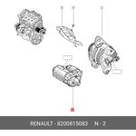 8200815083, Стартер RENAULT Logan, Sandero (8 кл. дв.)/LADA Largus