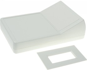 Фото 1/2 G1168G, (150х95х29/50), Прочный корпус из ABS пластика для клавиатуры, светло-серый