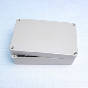 Фото 1/2 G116G, (160*100*60), Герметичный алюминевый корпус IP65, светло-серый