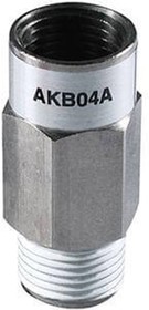AKB02B-02S, Aluminium Bushing Check Valve 1/4in, 10 bar