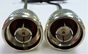 Фото 1/2 CA197/195-XX, Male N Type to Male N Type Coaxial Cable, 5m, RF195 Coaxial, Terminated