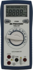 Фото 1/6 BK2705B Handheld Digital Multimeter, 10A ac Max, 10A dc Max, 750V ac Max