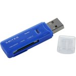 5bites Устройство ч/з карт памяти RE2-100BL USB2.0 Card reader / SD / TF / USB ...
