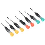 706-4, Phillips; Slotted; Torx Precision Screwdriver Set, 7-Piece