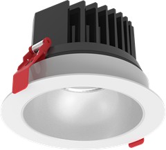 Varton Светодиодный светильник DL-Spark встраиваемый 15 Вт 4000 K 60° 120x88 мм белый IP44 с матовым серебристым рефлектором монтажный диаме