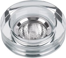 Comtech Apus Светильник точечный литой неповоротный с прозрачным стеклом, 50Вт, G5.3, 12В, IP20,