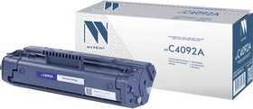 Фото 1/3 Картридж лазерный NV PRINT (NV-C4092A) для HP LaserJet 1100/1100A/3200, ресурс 2500 страниц