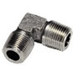 0152 13 13, 0152 Series Elbow Threaded Adaptor, R 1/4 Male to R 1/4 Male ...