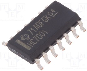 SN74HC7001D, IC: digital; AND; Ch: 4; IN: 2; SMD; SO14; 2?6VDC; HC, Texas Instruments | купить в розницу и оптом