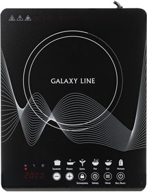 Фото 1/6 Плита Индукционная Galaxy GL 3063 черный стеклокерамика (настольная)