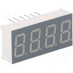 FYQ-3641AUHR-21, Дисплей: LED, 7-сегментный, 9,2мм, 0,36", II.зн: 4, красный, катод