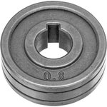 93650, Подающий ролик, V профиль под стальную проволоку 0,8-1мм, 2 шт