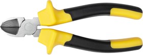 Фото 1/4 49951, Бокорезы "Старт", черно-желтые прорезиненные ручки, хром-никелевое покрытие 165 мм