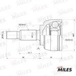 ШРУС наружный RENAULT SCENIC 1.5D 03- (SKF VKJA5386) GA20404