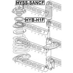 Опора переднего амортизатора L=R HYUNDAI Santa Fe 2005 / iX55 2008  FEBEST HYSS-SANCF