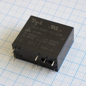 Фото 1/5 TRIH-5VDC-SD-2CM-R, миниатюрное 5VDC, 5А, 2переключения