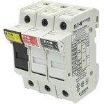 CHM3DIU, 30A Rail Mount Fuse Holder for 10 x 38mm Fuse, 3P, 690V ac