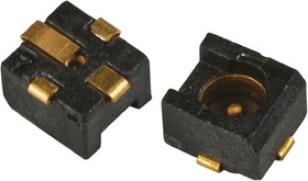 1055687-1, RF / Coaxial Connector - SMB Coaxial - Straight Plug - Solder - 50 ohm - Copper.