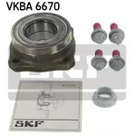 VKBA6670, Ступица в сб. с подшипником BMW 5 10-, 5 GRAN 09-, 6 11-, 7 08-,