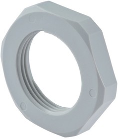 NM-20-GY, Gray Nylon Locking Nut M20 x 1.5