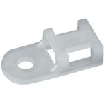 RND 475-00377, Cable Tie Mount 5.2mm White Polyamide 6.6 Pack of 100 pieces