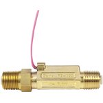 168433, Flow Switch Water 1.9L/min 107bar 20% 3/8" NPTM Polymeric Leads, 22AWG