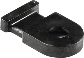 MB2 PA66 BK 100, Cable Tie Mount 5 mm Black Polyamide 6.6 Pack of 100 pieces