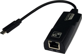 EX-1318, USB Network Adapter, 1Gbps, USB-C Plug - RJ45 Socket