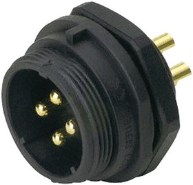 Фото 1/2 Circular Connector, 5 Contacts, Panel Mount, Plug, Male, IP68