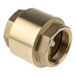 Brass Single Check Valve, BSPP 1-1/2in, 12 bar