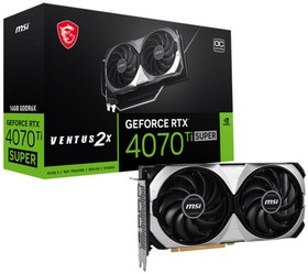 Видеокарта PCIE16 RTX4070TI SUPER 16G 4070TI SUPER 16G VEN 2X OC MSI | купить в розницу и оптом