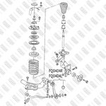 FQ0404L, Рычаг подвески передний нижний левый