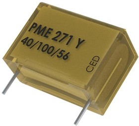 PME271YB5100MR19T0, Safety Capacitors 300V 0.01uF 20% LS=15.2mm