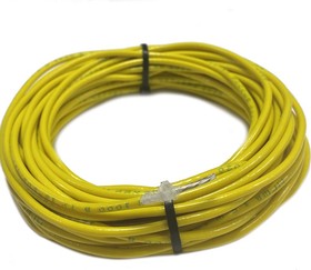 Провод МГШВ 1,0 мм кв. желтый 10 м ( 1000В)