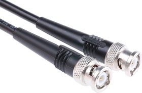 R284C0351012, Male BNC to Male BNC Coaxial Cable, 1m, RG223 Coaxial, Terminated