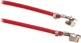 M40-9020099, Female M40 to Unterminated Crimped Wire, 0.3m, 28AWG, Red