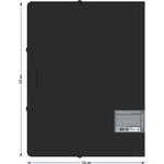Папка на резинке Soft Touch А4, 600 мкм, черная FB4_A4980