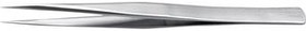 RND 550-00009, Tweezers Precision Stainless Steel Fine / Sharp 130mm