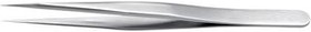 RND 550-00004, Tweezers Precision Stainless Steel Fine / Very Sharp 110mm
