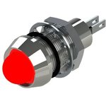514-105-22, LED Indicator, Soldering Lugs, Fixed, Red, DC, 24V
