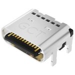 USB4081-03-A, USB Connectors USB 3.2 Gen 2 TypeC Receptacle Horizontal SMT ...