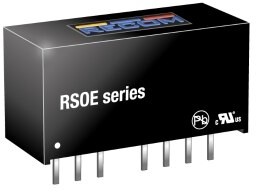 RSOE-0505S/H2, Isolated DC/DC Converters - Through Hole 1W 4.5-9Vin 5Vout 200mA SIP8