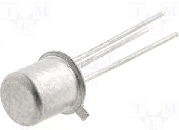 BC109C, Транзистор: NPN, биполярный, 25В, 0,2А, 0,2/0,75Вт, TO18, 4дБ ...